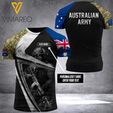 Customized Australian Soldier 3D Printed Combat Shirt EZHQ094