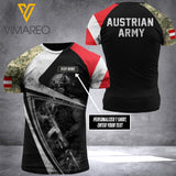 Customized Austrian Soldier 3D Printed Combat Shirt EZHQ134
