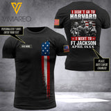 PHN PERSONALIZED Ft jackson TSHIRT 3D PRINTED APR-LN15