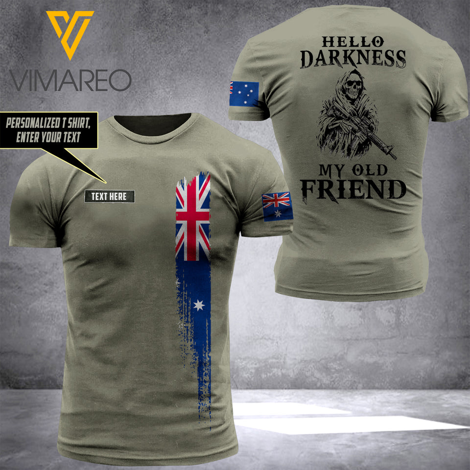 Customized Australia Soldier 3D Printed Combat Shirt EZLN1204