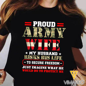 Proud Austrian Soldier Wife Tshirt EZQ160621