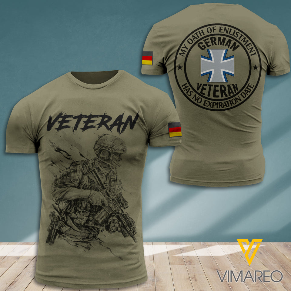 German Soldier 3D Printed Combat Shirt EZQ240721