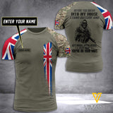 Customized British Soldier stand 3D Printed Shirt EZT084
