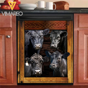 Angus Cattle Kitchen Dishwasher Cover OCT-HQ08