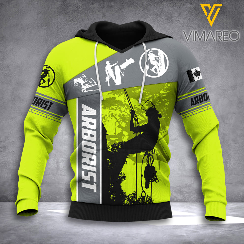 CANADIAN ARBORIST HOODIE 3D PRINTED AUG-DT12