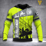 CANADIAN IRONWORKER HOODIE 3D PRINTED AUG-DT12
