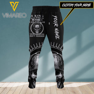 Personalized A King Was Born In October Combo SEP-HQ29