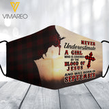 Never Underestimate A Girl Was Born In September Normal Mask SEP-HQ09