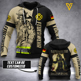 PERSONALIZED GERMAN FEUERWEHR HOODIE 3D PRINTED AUG-HQ19