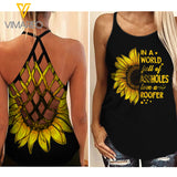 Roofer Criss-Cross Open Back Camisole Tank Top MAR-HQ27