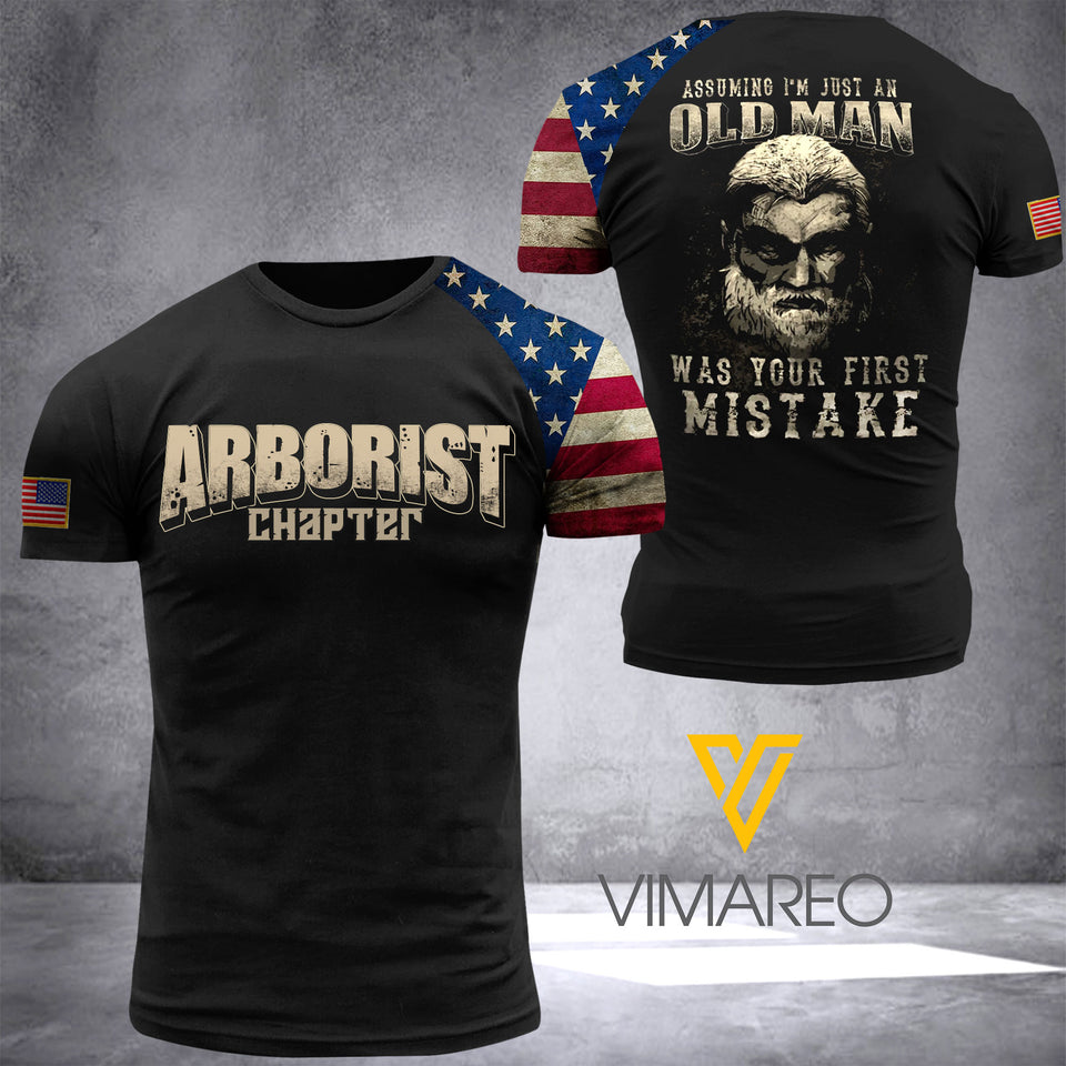 ARBORIST CHAPTER TSHIRT 3D PRINTED MAR-HQ29