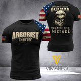 ARBORIST CHAPTER TSHIRT 3D PRINTED MAR-HQ29