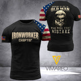 IRONWORKER CHAPTER TSHIRT 3D PRINTED MAR-HQ29