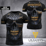 PERSONALIZED IRONWORKER TSHIRT 3D PRINTED SEP-HQ28