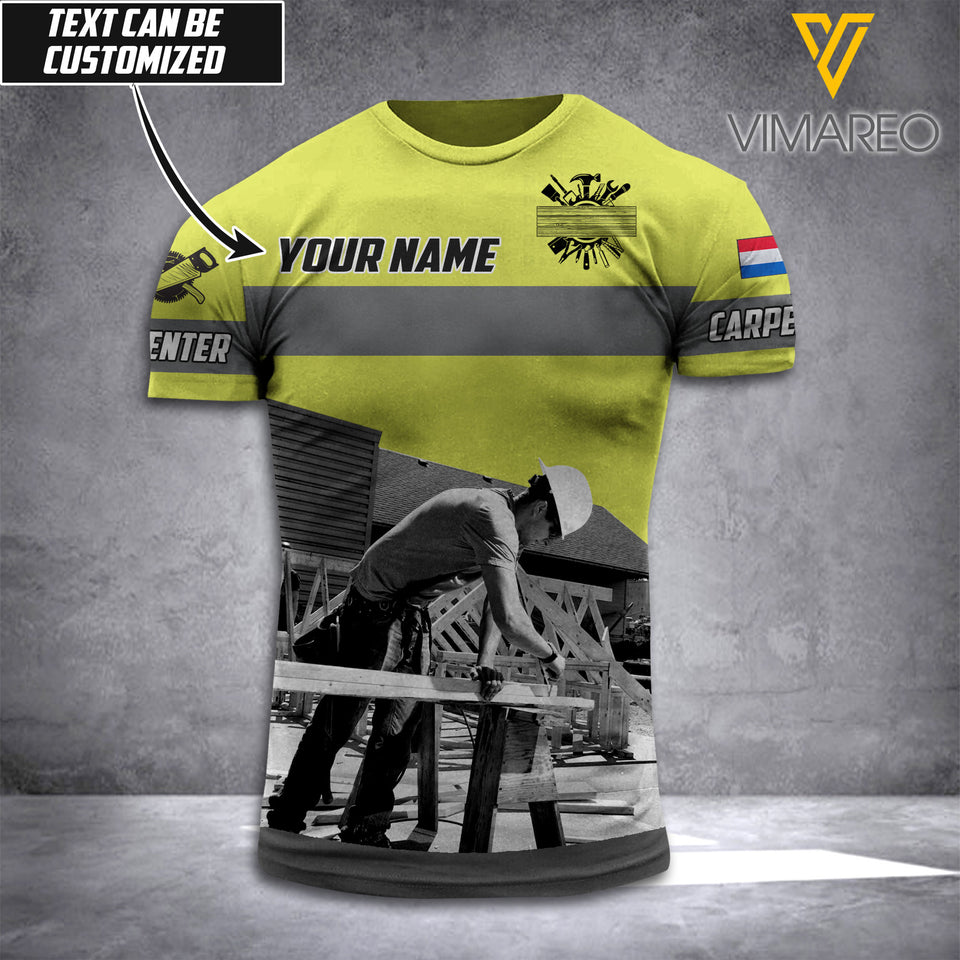 PERSONALIZED NETHERLAND CARPENTER SHIRT PRINTED AUG-HQ17