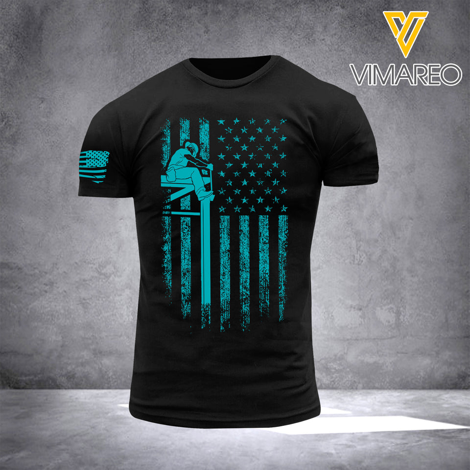 IRONWORKER TSHIRT PRINTED SEP-HQ08