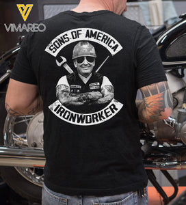 Sons Of America - Ironworker TSHIRT 3D PRINTED AUG-HQ18