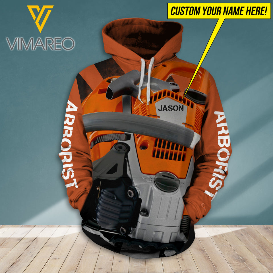 PERSONALIZED ARBORIST HOODIE 3D PRINTED SEP-DT30
