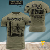 Personalized Ironworker TSHIRT 3D PRINTED AUG-DT20