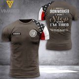 IRONWORKER TSHIRT 3D PRINTED MAR-DT26
