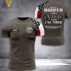 ROOFER TSHIRT 3D PRINTED MAR-DT26