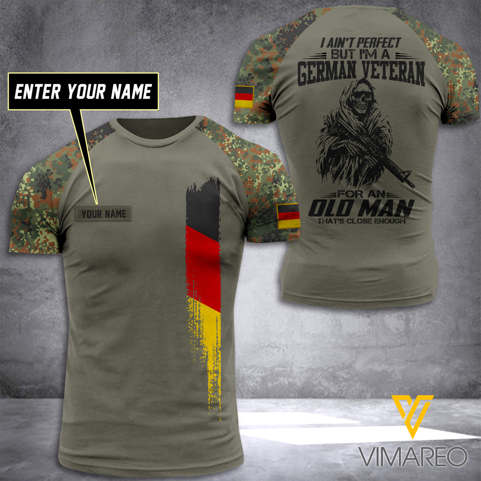 PERSONALIZED GERMAN ARMY TSHIRT 3D PRINTED APR-DT10