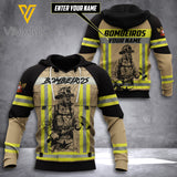 PERSONALIZED BOMBEIROS PORTUGAL HOODIE 3D PRINTED