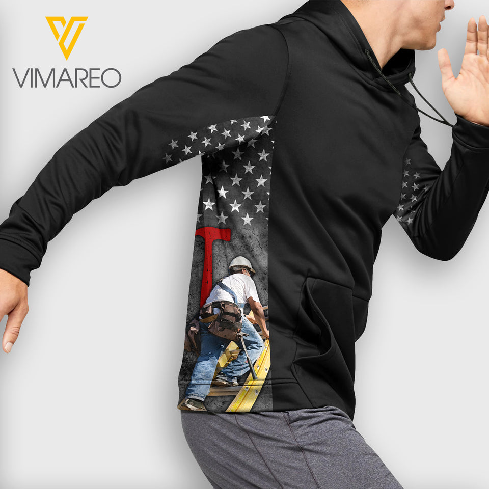 MH ROOFER HOODIE 3D PRINTED