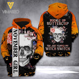 NOVEMBER GIRL HOODIE 3D PRINTED AUG-HQ10