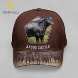 MH BLACK ANGUS CATTLE Peaked cap 3D FEB-QH26