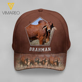 MH BRAHMAN CATTLE Peaked cap 3D FEB-QH26