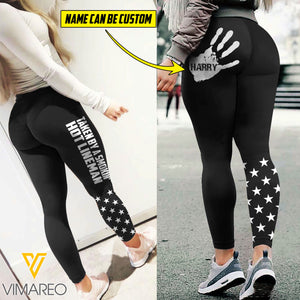 Personalized Taken By A Smokin' Hot Lineman Legging SEP-DT17