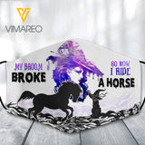 My Broom Broke So Now I Ride A Horse Normal Mask SEP-DT10