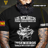 Personalized Spain Los Mecánicos TSHIRT 3D PRINTED AUG-DT27