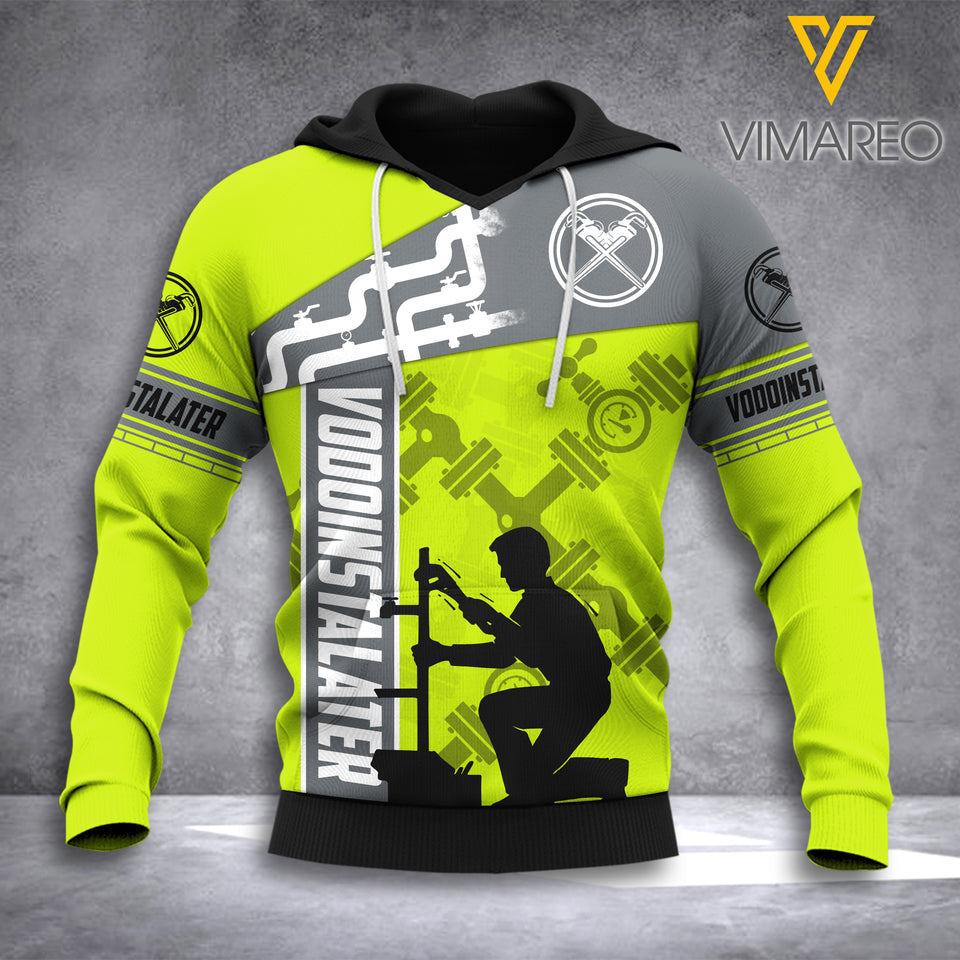 CROATIA VODOINSTALATER HOODIE 3D PRINTED AUG-DT12