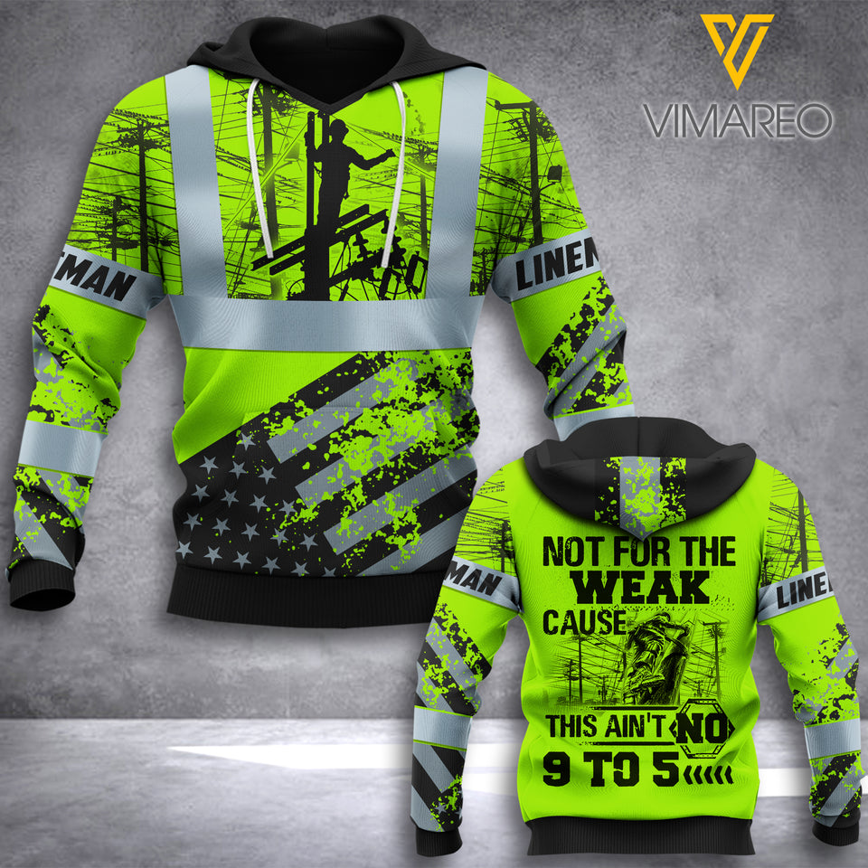 MH LINEMAN SAFETY HOODIE 3D PRINTED FEB-DT20