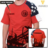PERSONALIZED IRONWORKER TSHIRT 3D PRINTED MAR-DT26