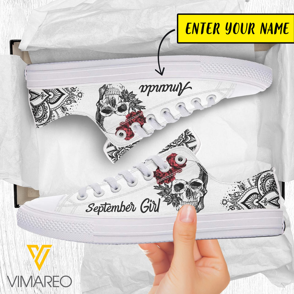 Personalized September Girl Shoer JUL-LN21