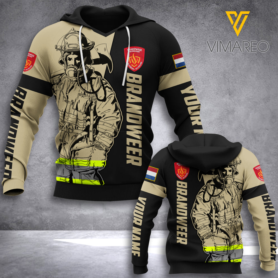 NETHERLAND BRANDWEER HOODIE 3D PRINTED AUG-DT18