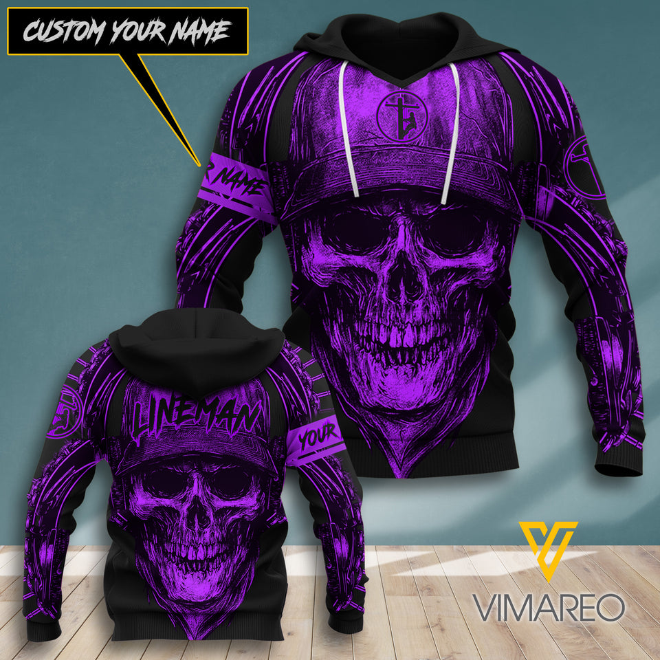 PERSONALIZED LINEMAN HOODIE 3D PRINTED SEP-DT29