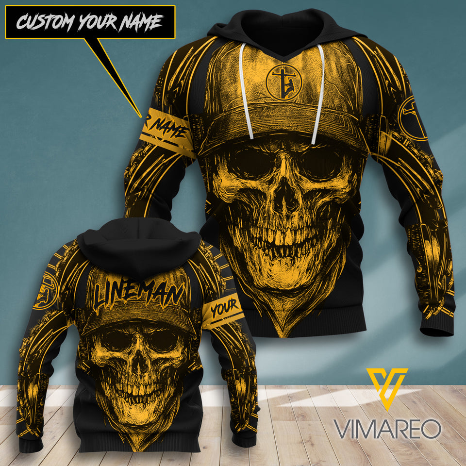 PERSONALIZED LINEMAN HOODIE 3D PRINTED SEP-DT29