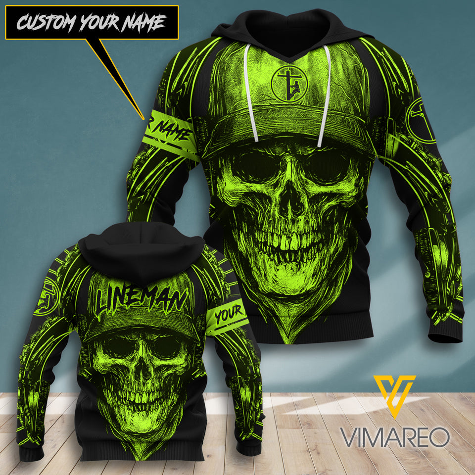 PERSONALIZED LINEMAN HOODIE 3D PRINTED SEP-DT29