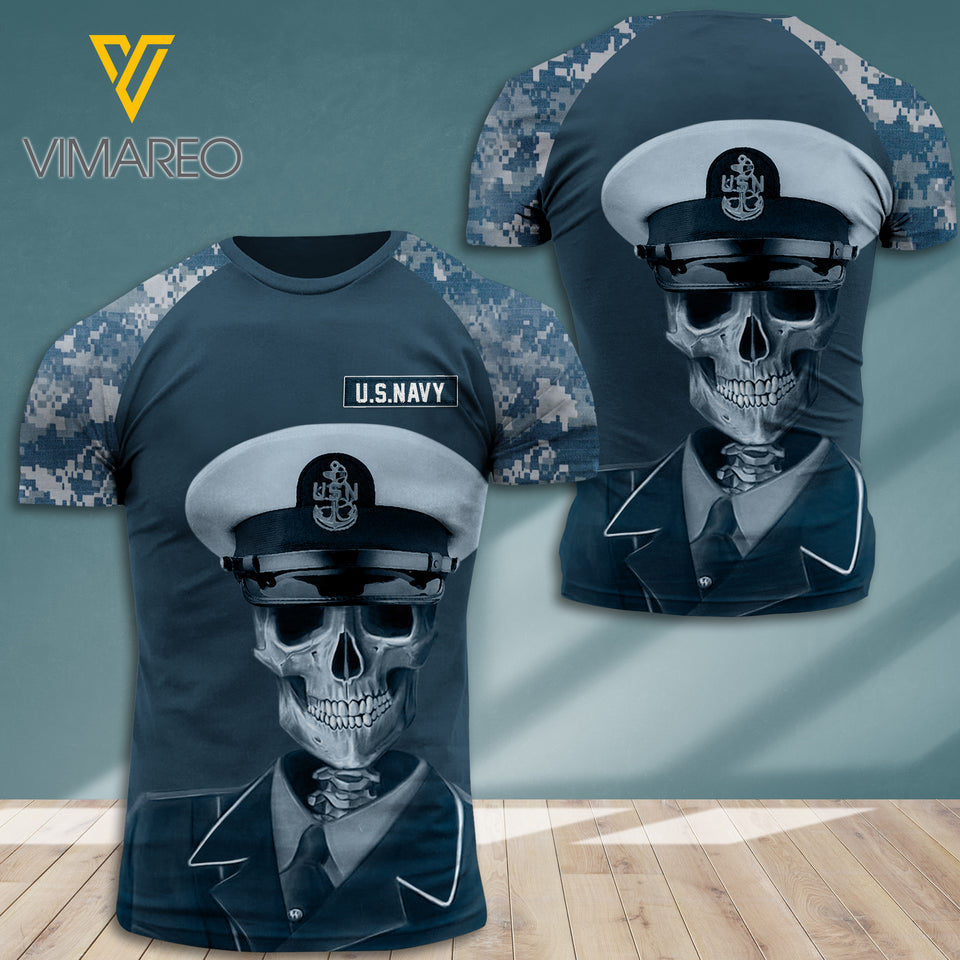 U.S NAVY TSHIRT 3D PRINTED JUE-DT16