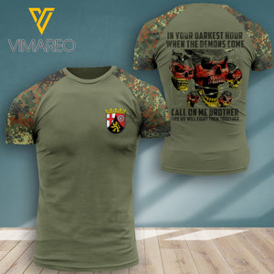 Rhineland-Palatinate VETERAN CAMO TSHIRT PRINTED JUL-DT20