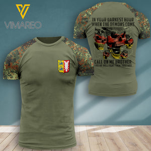 Schleswig-Holstein VETERAN CAMO TSHIRT PRINTED JUL-DT20