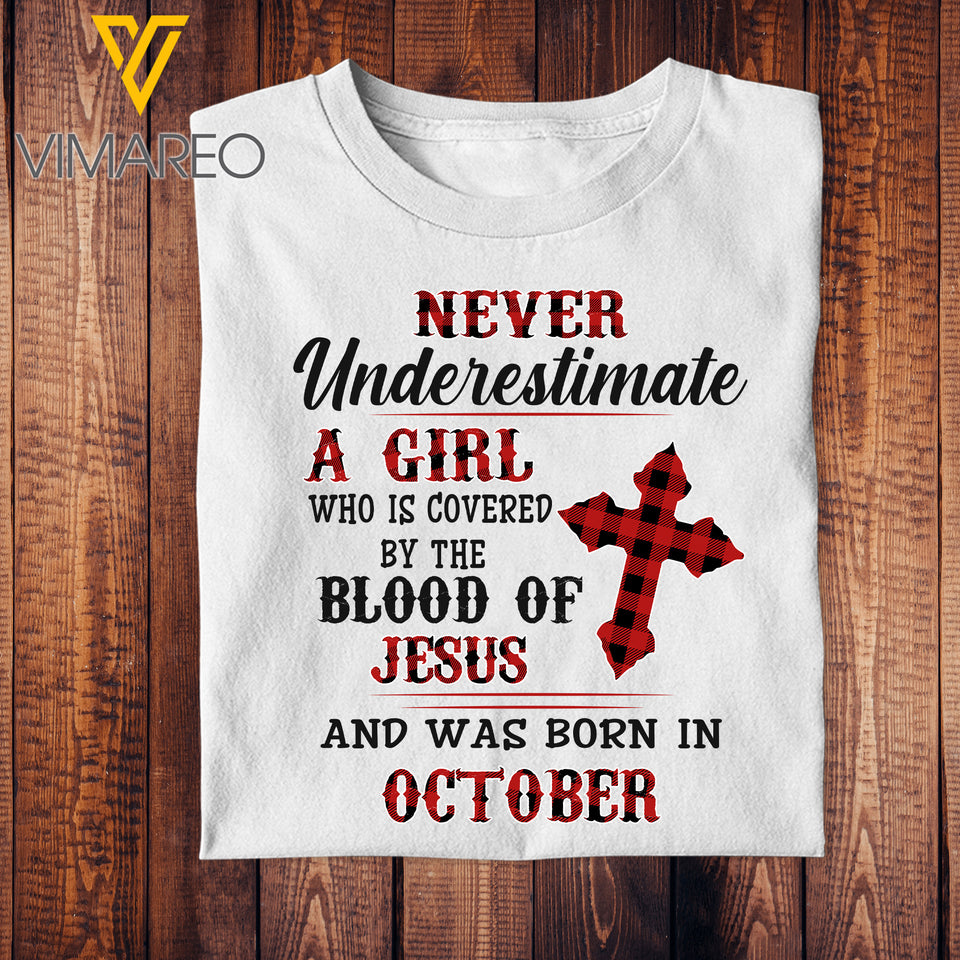 OCTOBER GIRL COMBO 3 FOR 1 FREE TSHIRT 3D PRINTED AUG-DT19