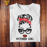 OCTOBER GIRL COMBO 3 FOR 1 FREE TSHIRT 3D PRINTED AUG-DT19