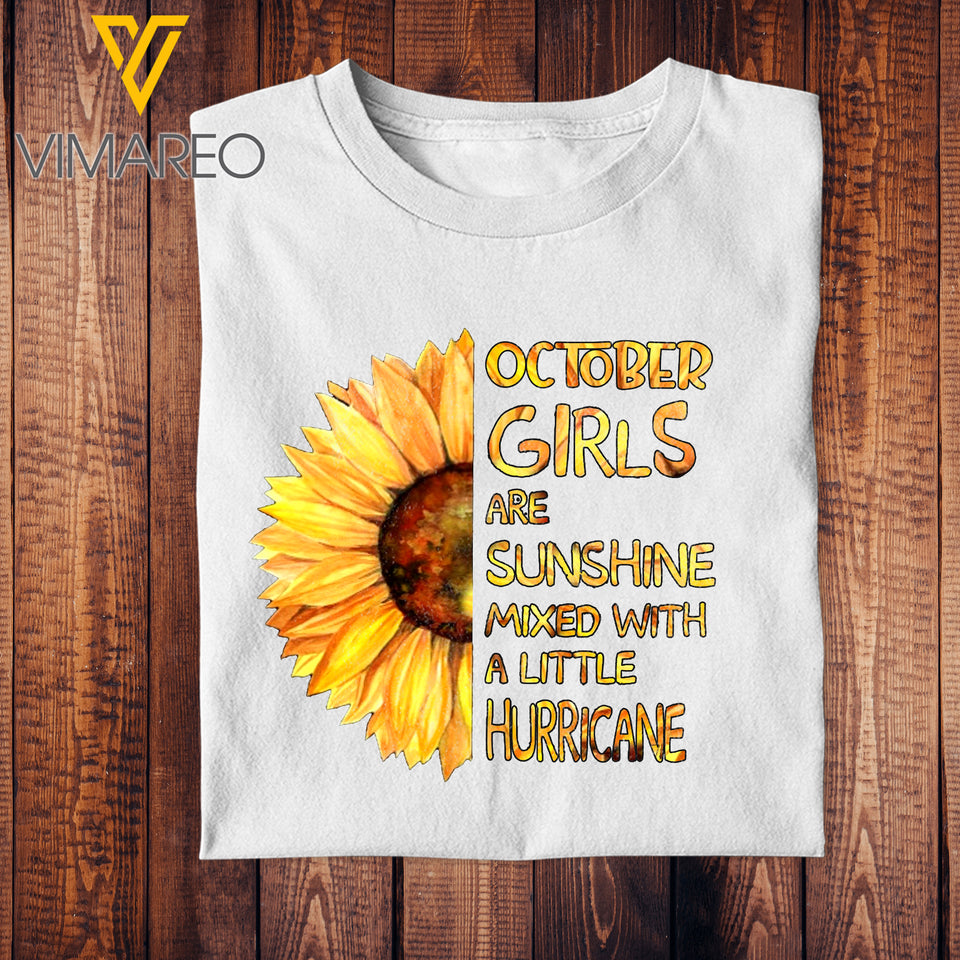 OCTOBER GIRL COMBO 3 FOR 1 FREE TSHIRT 3D PRINTED AUG-DT19