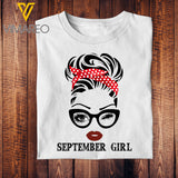 SEPTEMBER GIRL COMBO 3 FOR 1 FREE TSHIRT 3D PRINTED AUG-DT19