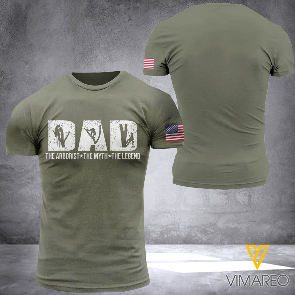 ARBORIST TSHIRT 3D PRINTED APR-MQ13